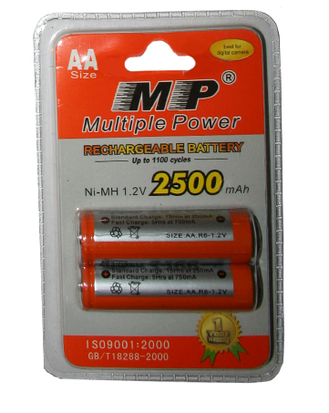Аккумулятор Multiple Power MP-2500mAh AA (2шт.)