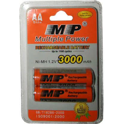 Аккумулятор Multiple Power MP-3000mAh AA (2шт.)