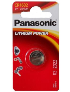 Литиевая батарейка Panasonic CR 1632