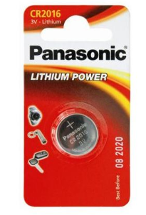 Литиевая батарейка Panasonic CR 2016