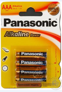 Алкалиновая батарейка Panasonic AAA LR03